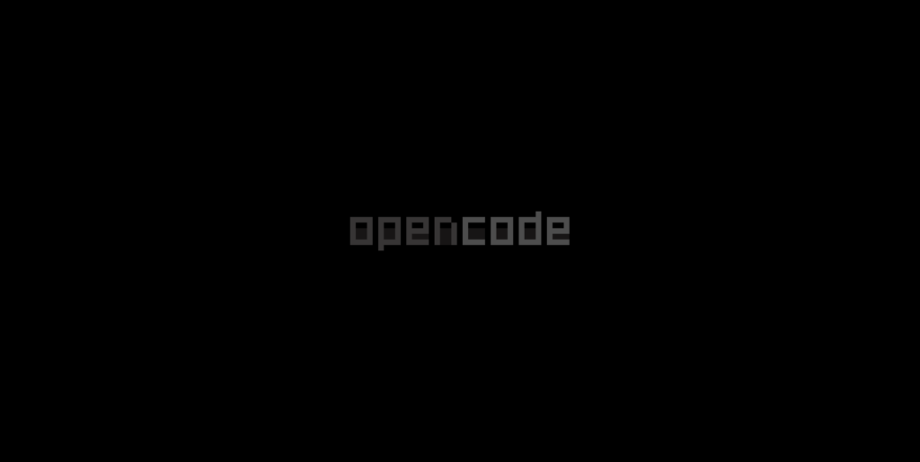 OpenCode poster showing the terminal based AI coding agent